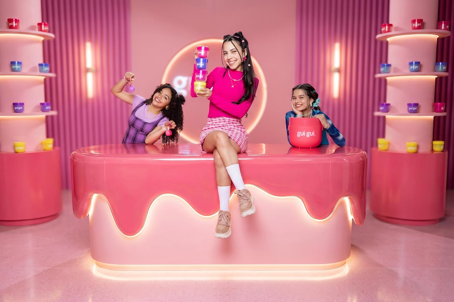 GUI GUI Season 2 MEGA Slime Haul, Ultimate Scented Slime Kit with Multiple Slime Varieties and Mix-In Accessories, DIY Sensory Play Set for Kids, Ages 4+