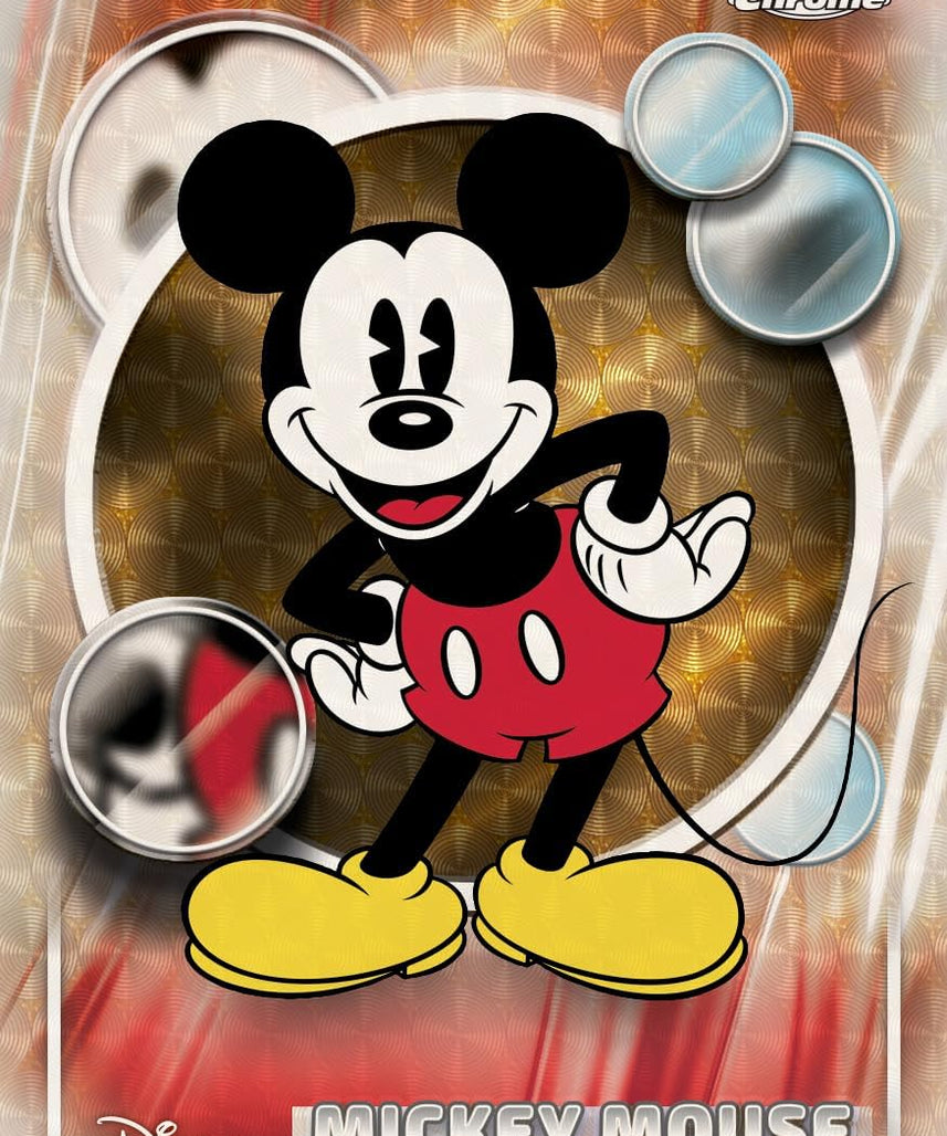 Topps 2026 Chrome Disney Value Box Trading Cards, 8 Packs per Box, 4 Cards per Pack, Includes 2 Exclusive Raywave Parallels, Official Licensed Collectible, 18M+