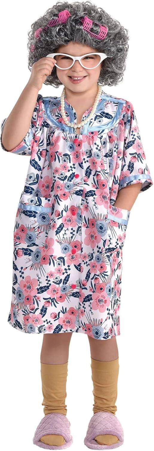 amscan Little Old Lady Girl - Small (4-6) | Multicolor | 1 Pc.
