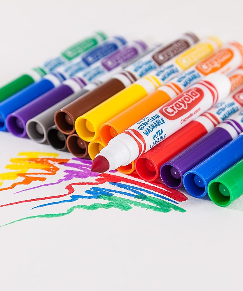 Crayola 40 Ct. Ultra-Clean Washable Assorted, Broad Line