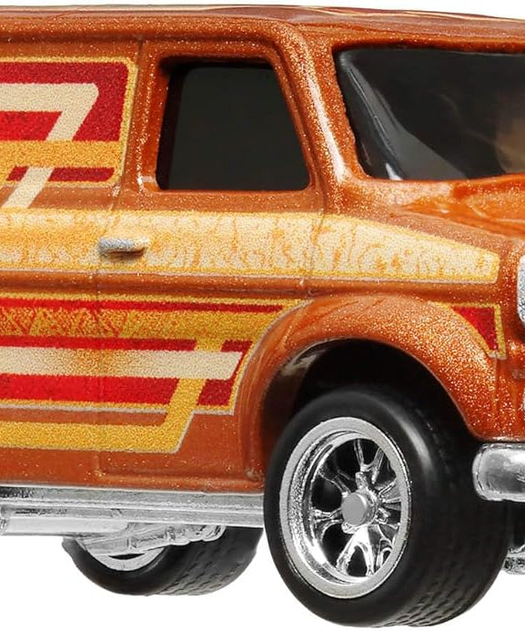Hot Wheels Premium Boulevard Ford Transit Supervan, 1:64 Orange, #109 Die-Cast Metal Collectible Model