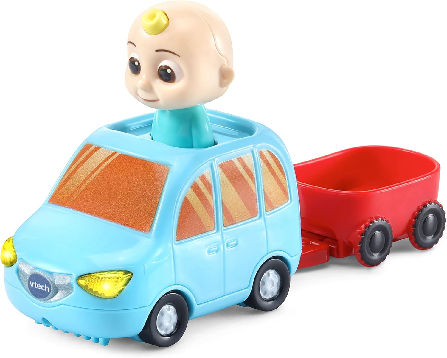 VTech CoComelon Go! Go! Smart Wheels JJ’s House Track Set, Interactive Songs & SmartPoint, Ages 1.5 – 5 Years
