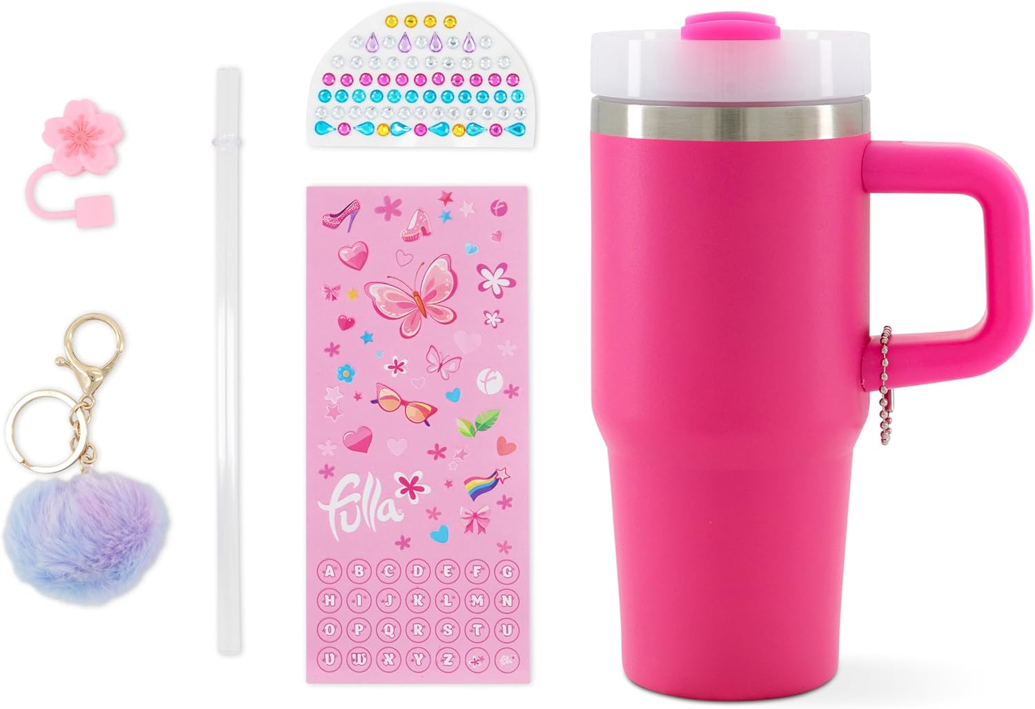 Fulla DIY Mug Tumbler Set, Creative Art Mug Toy Set for Girls, Age 5+