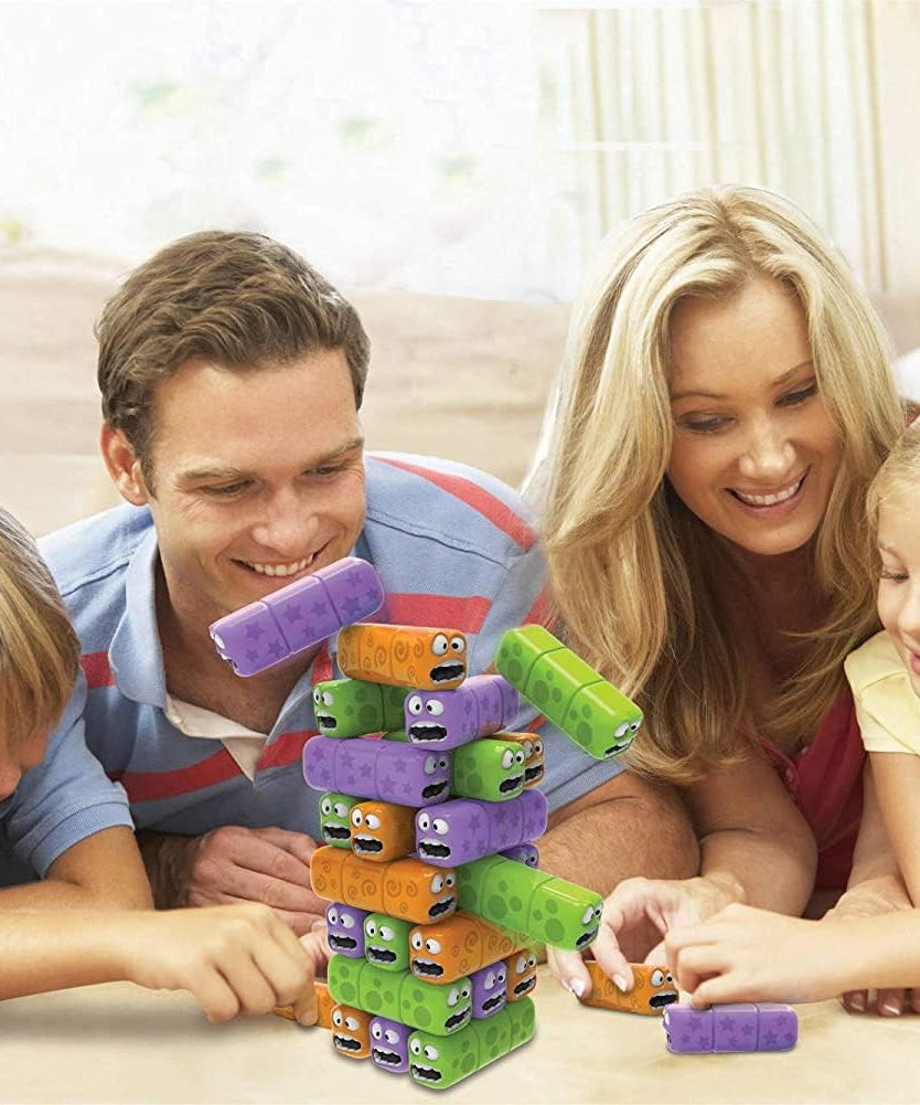 Ambassador Merchant Wobbly Worms Tower Balancing Game