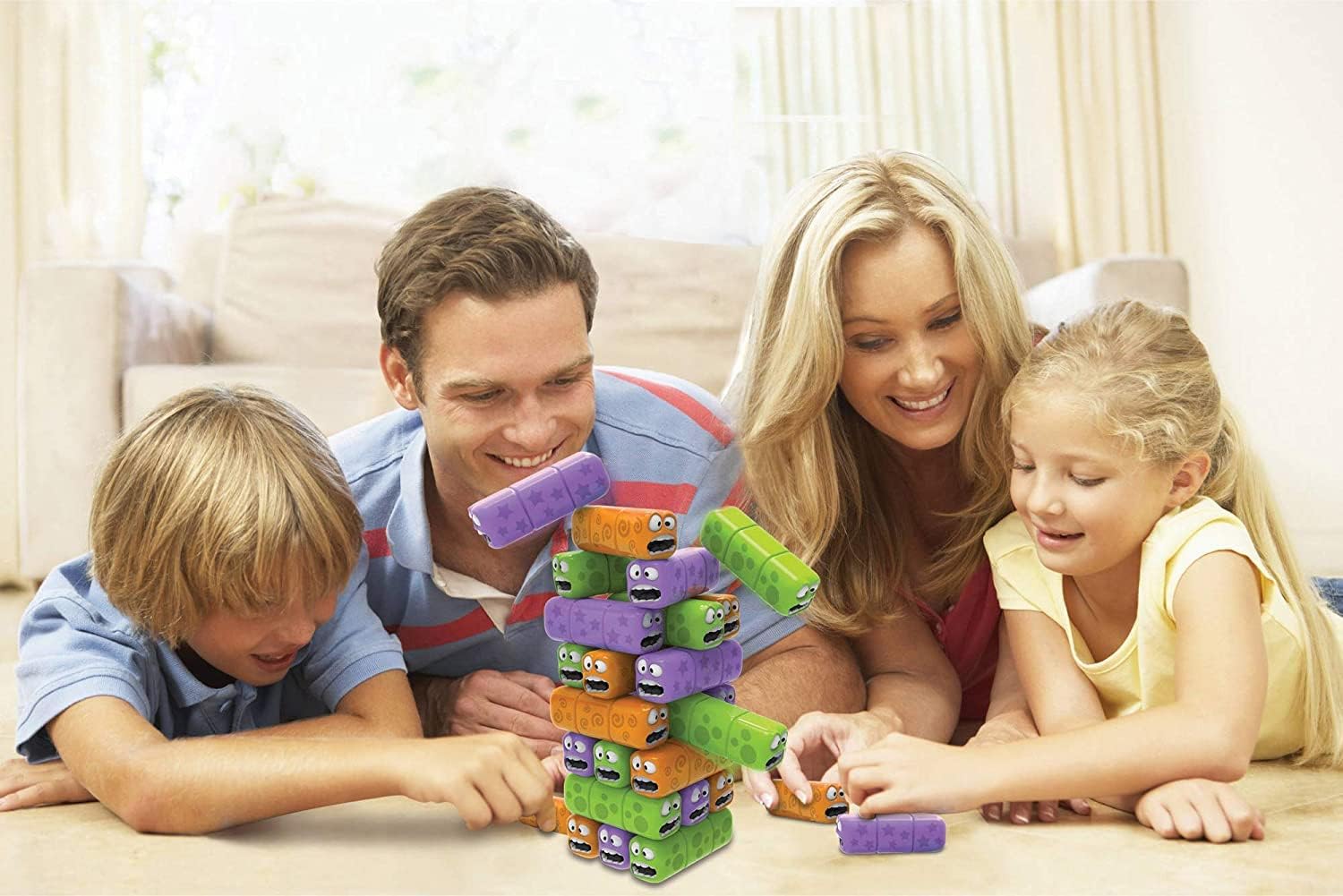 Ambassador Merchant Wobbly Worms Tower Balancing Game