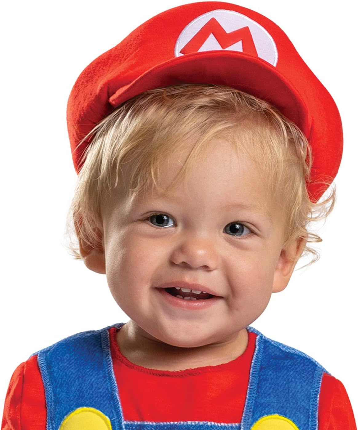 Disguise Unisex Baby Infant Mario Costume, Official Super Mario Bros Outfit for Babies Infant and Toddler Costumes (pack of 1)
