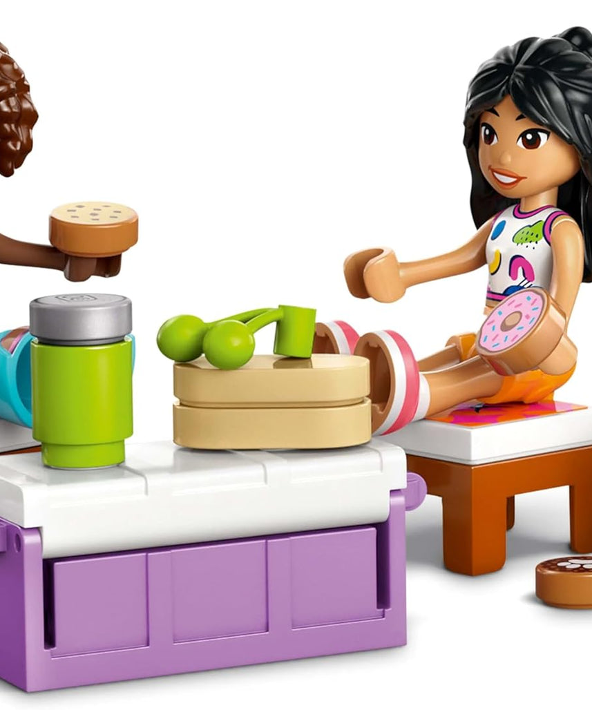 LEGO Friends Friendship Road-Trip Travel Car Toy with Trailer, 2 Mini Dolls, a Pet Dog Figure, Kayak & Fun Accessories incl. a Skateboard & Roller Skates - Ramadan Gift for 6+ Year Old Girls - 42659
