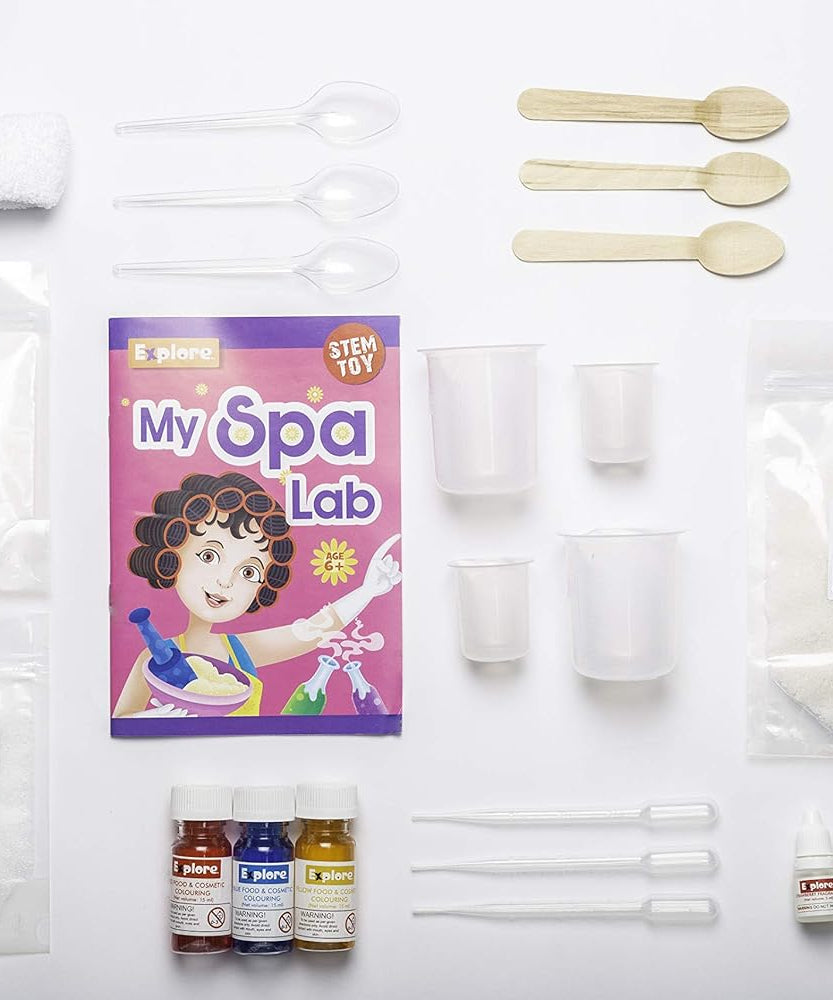 Explore Stem Learner My Spa Lab Learning and Educational DIY Activity Toy Kit, STEM Science Fundamentals Kit for Girls, Ages 6+