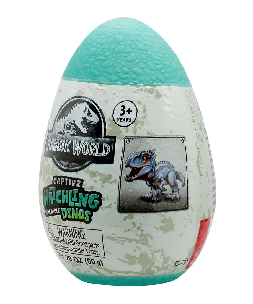 Jurassic World Captivz Hatchling Buildable Dinos, Green, 50g