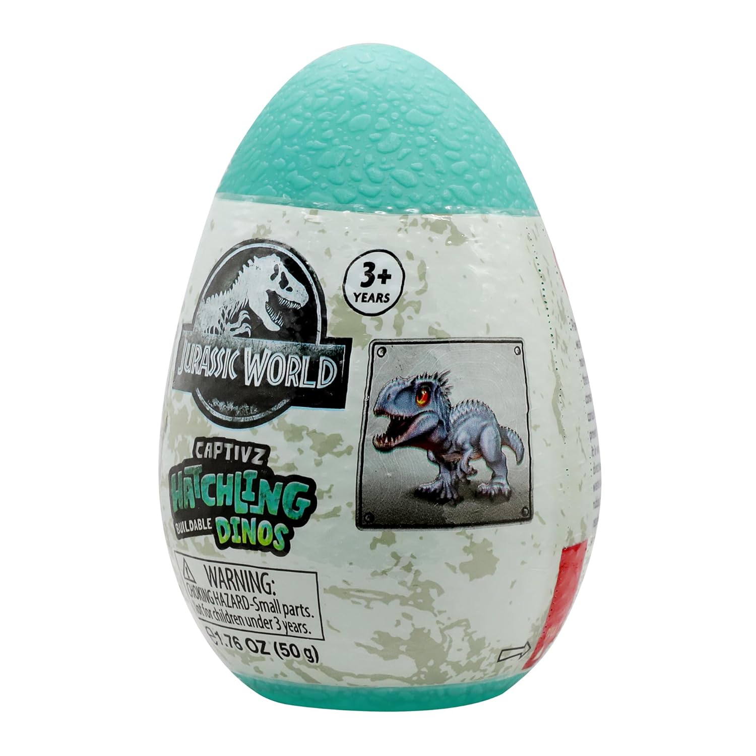 Jurassic World Captivz Hatchling Buildable Dinos, Green, 50g