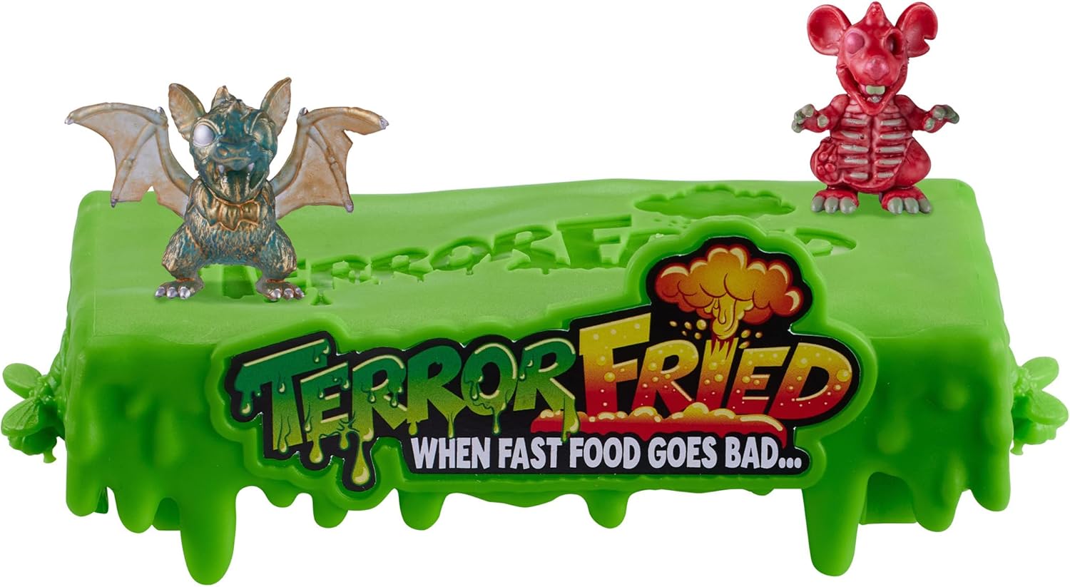 Terror Fried 08091 Nasty Nibbles, Gross Collectible Figures and Slime for Boys Ages 4-10, Multi-Compound Interactive Play Set with Fizz, Squish, Crack and Ooze, Sensory and Collectible Toys