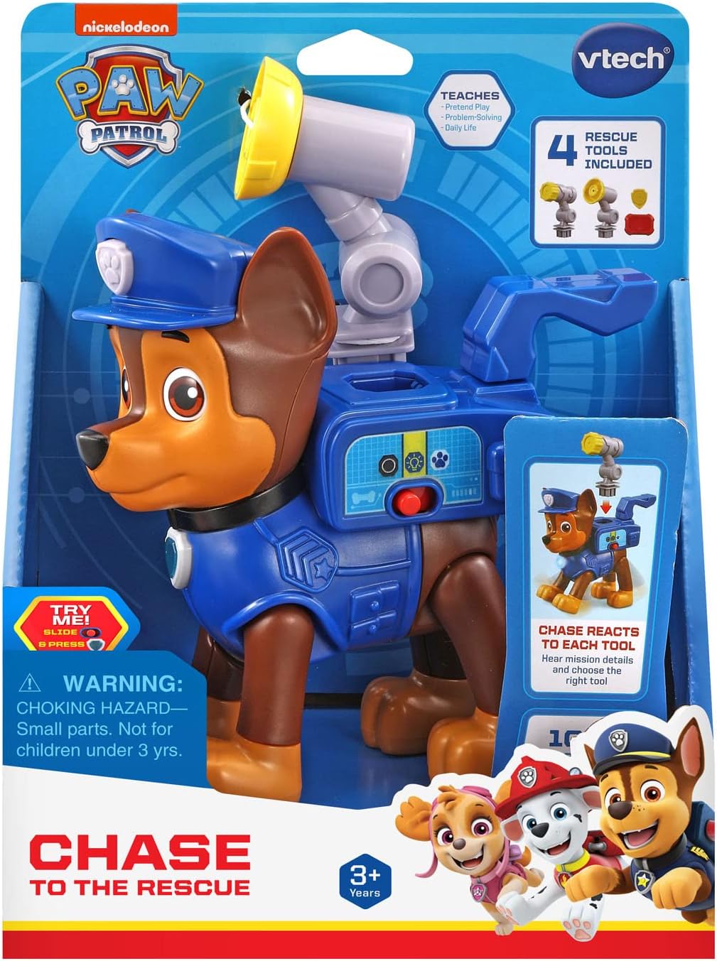 VTech PAW Patrol Chase to The Rescue – Interactive Rescue Toy for Kids Ages 3+