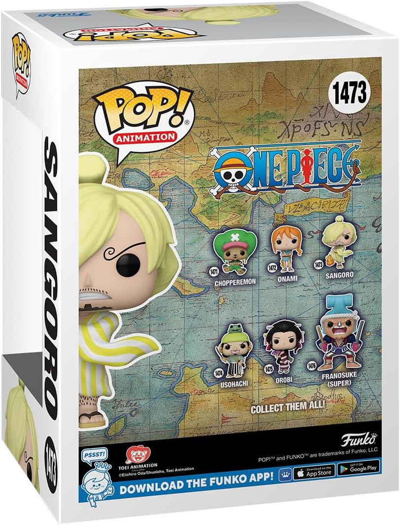 Funko Pop! Animation: One Piece - Vinsmoke Sanji - Sangoro - (Wano) - Collectable Vinyl Figure - Gift Idea - Official Merchandise - Toys for Kids & Adults - Anime Fans - Model Figure for Collectors