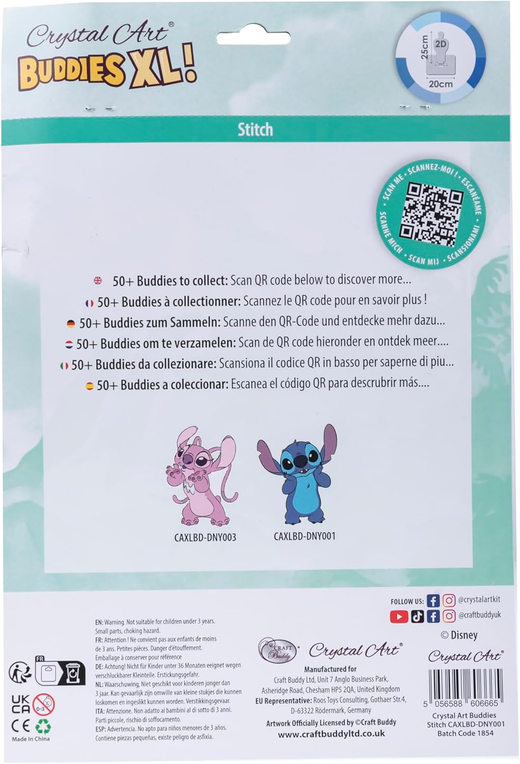 Craft Buddy Stitch, Crystal Art XL