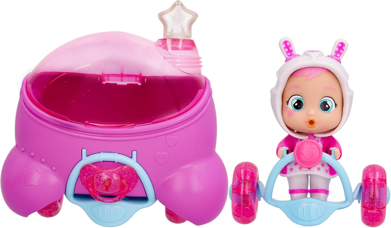 Cry Babies Magic Tears Stars Coney's House - 11+ Surprise Accessories, Doll | Kids Age 3+
