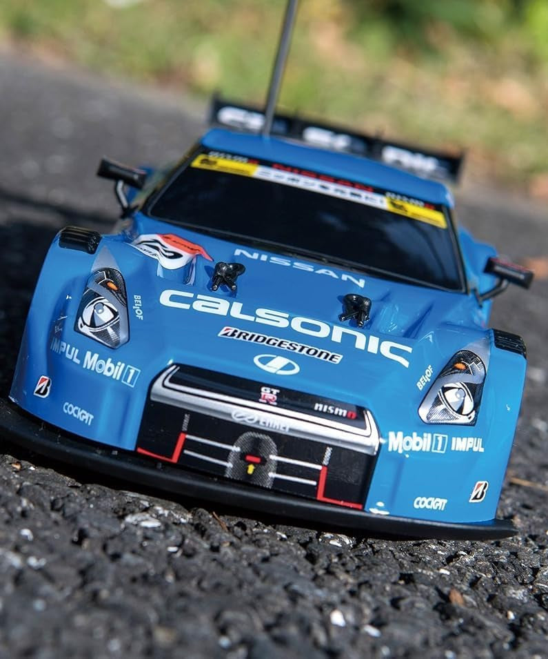 D-Power Nissan GT-R R35 GT500 RC Car, 1:16 Scale Remote Control Race Car with 2.4GHz Controller, Rechargeable Battery, Official Style Design, 6+