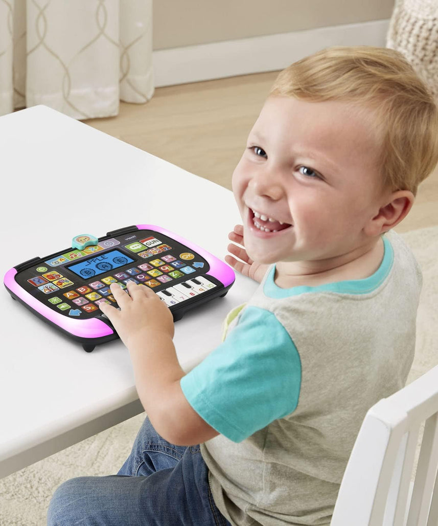VTech - Little Apps Light-Up Tablet | Educational Tablet Toy to Learn Alphabet, Numbers, Colours, Shapes, Animals, Time | 2 Years+ | Black