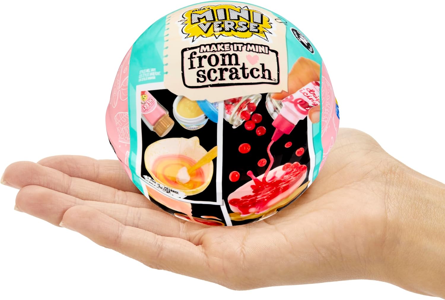 MGA’s Miniverse Make It Mini From Scratch Series 2, DIY Resin Baking Collectibles with Ingredients, Recipe Card, Accessories & Display, Cakes, Pasta, Bread, Cheesecake – 12 Styles- 546849
