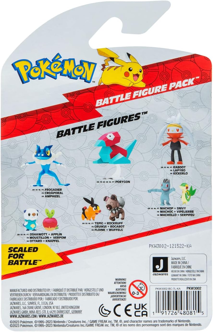 Pokemon Battle Figure Value - Machop & Snivy