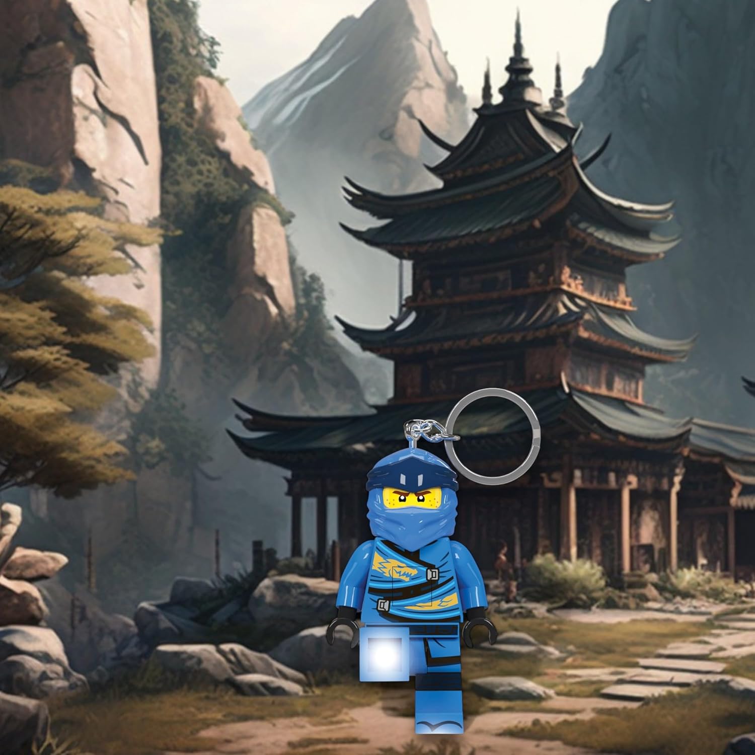 Lego IQ Ninjago Keychain Light_Legacy Jay