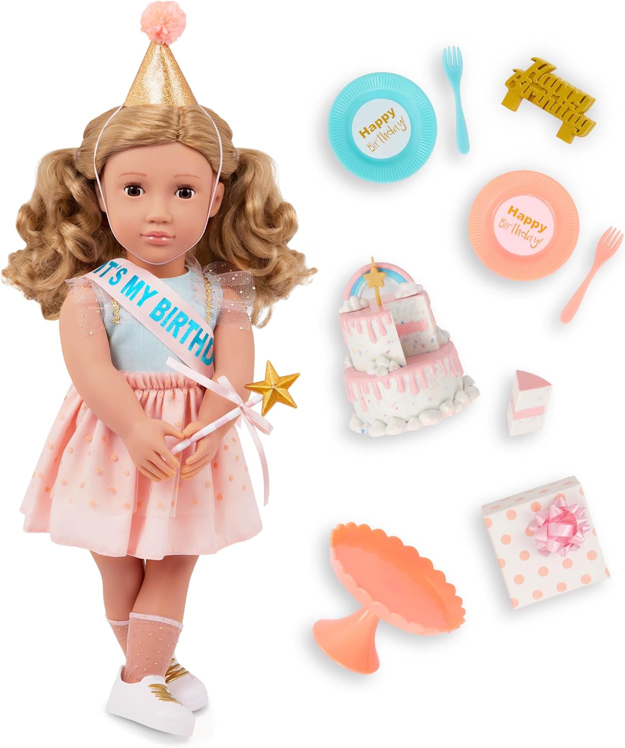 Our Generation Romy Activity Birthday Party Doll with Accessories