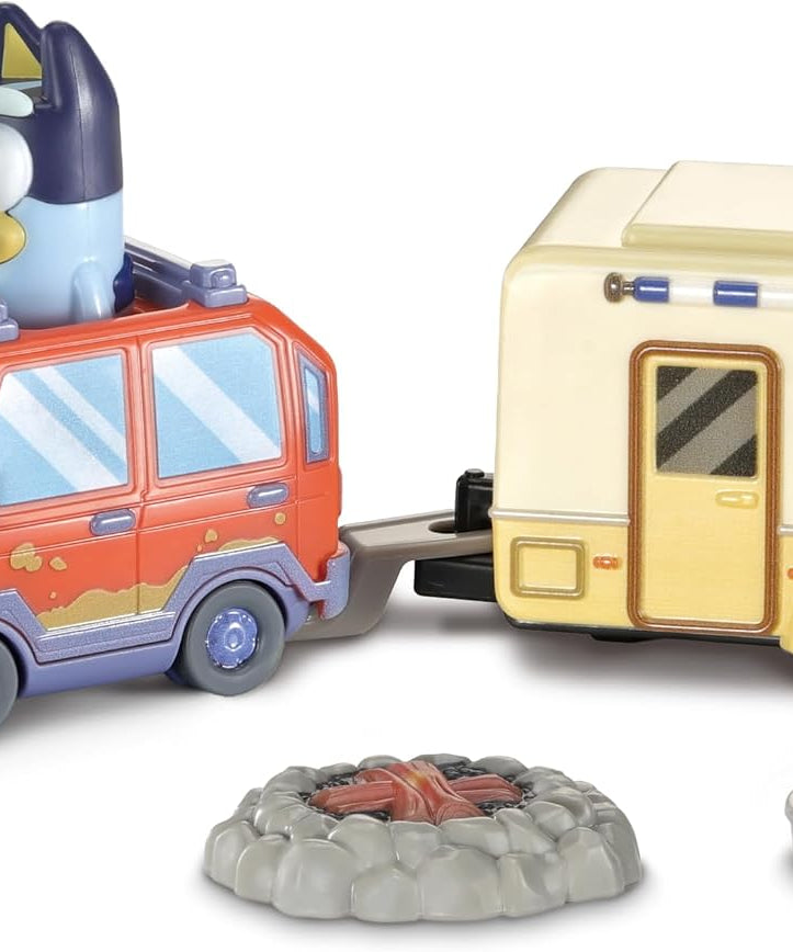VTech Toot-Toot Drivers Bluey: Bluey Family Car & Caravan, English