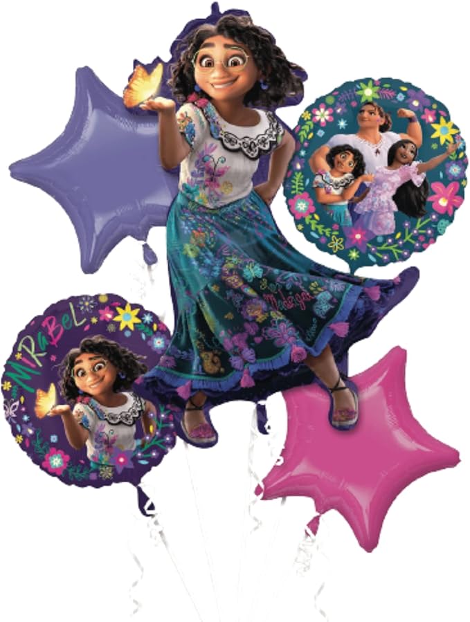 Anagram Encanto Balloons 5 Piece Set, Kids Birthday Party Decoration