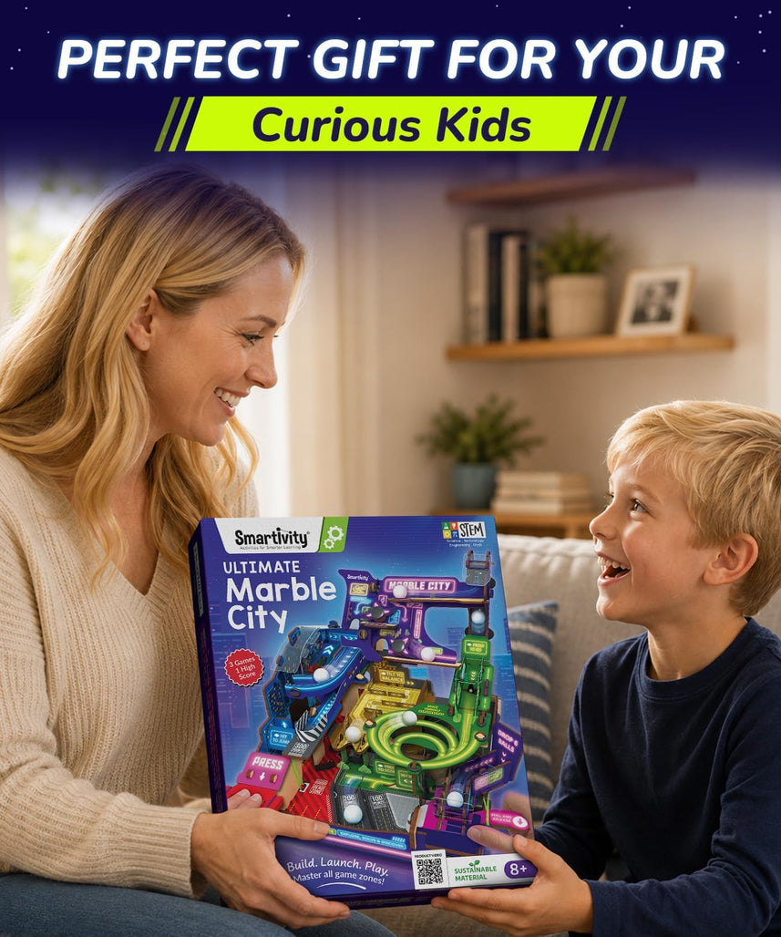 Smartivity Ultimate Marble City for Kids 8-14 Years
