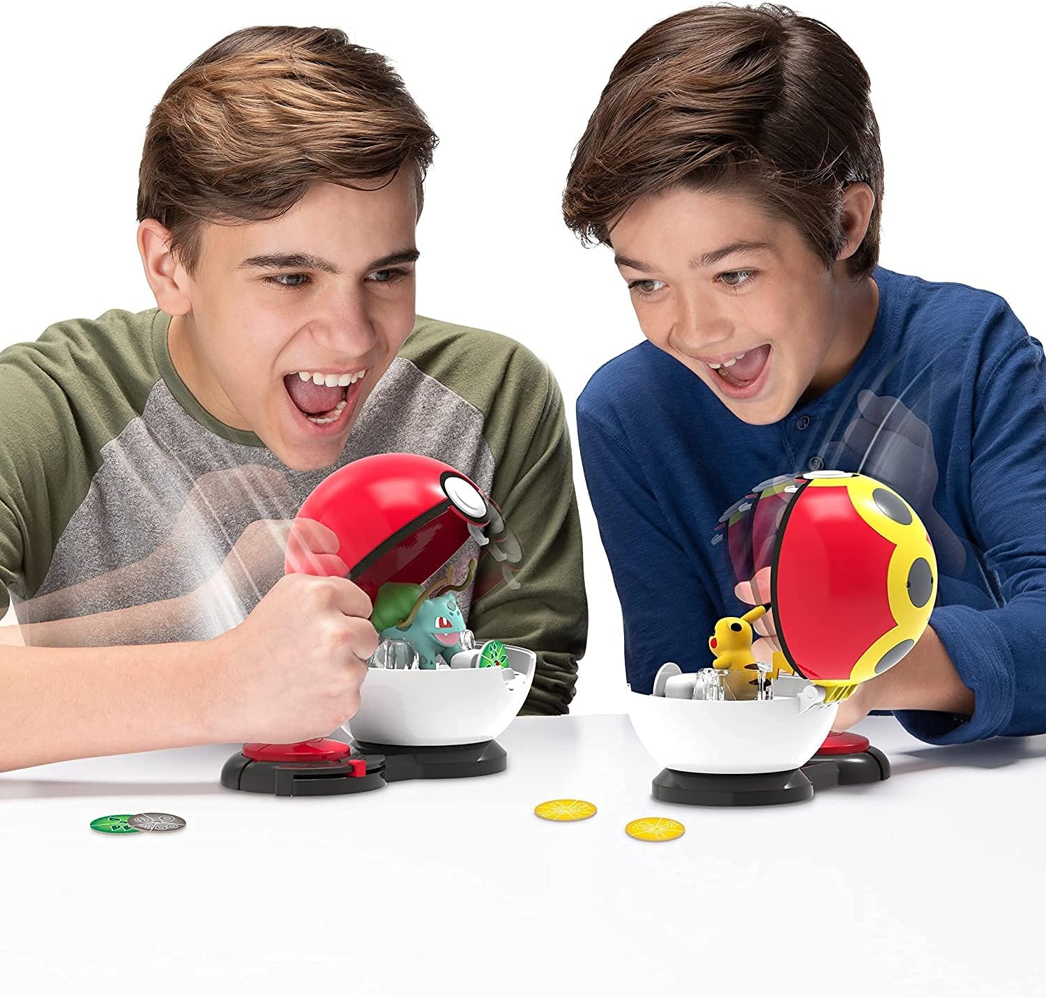 لعبة بوكيمون سربرايز أتاك باتل، سكويرتل ضد جيجليبف مع شخصيتين، كرتين بوكيمون، و6 أقراص هجوم - متعددة الألوان - PKW2506