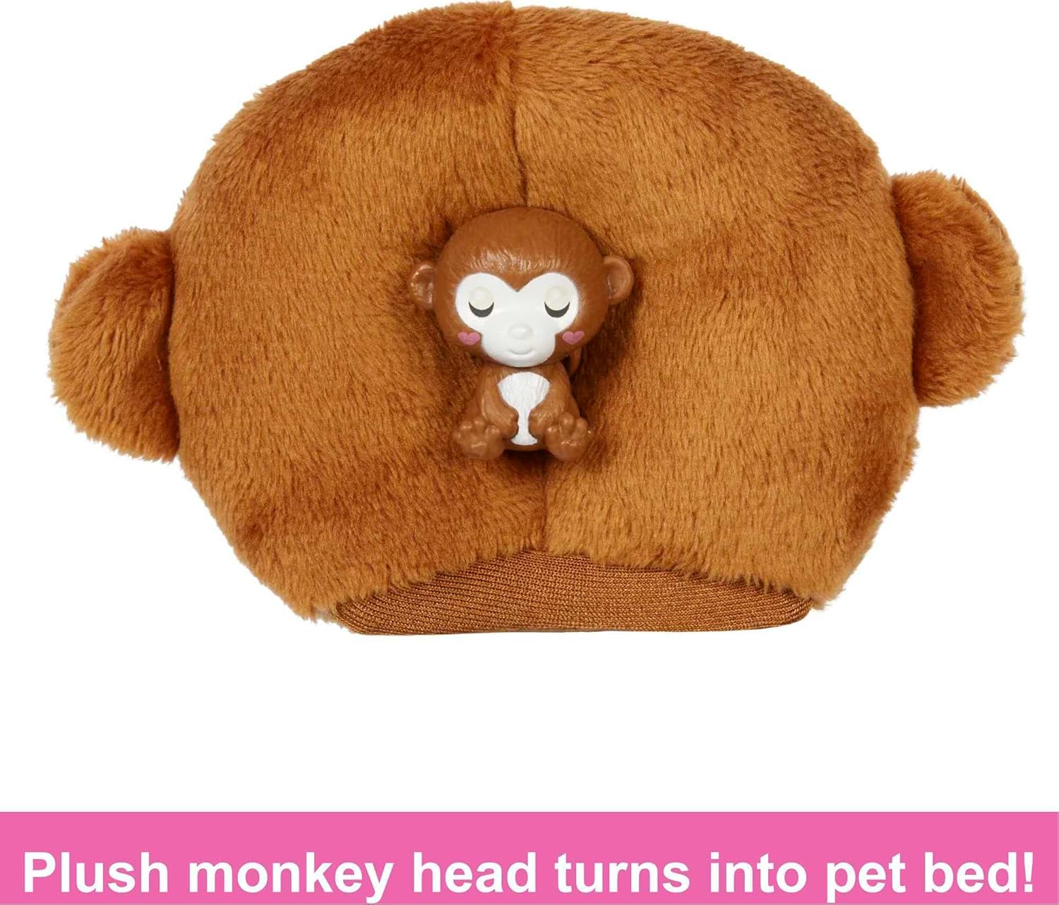 Barbie Cutie Reveal Chelsea Doll and Accessories, Jungle Series, Monkey-Themed Small Doll Set