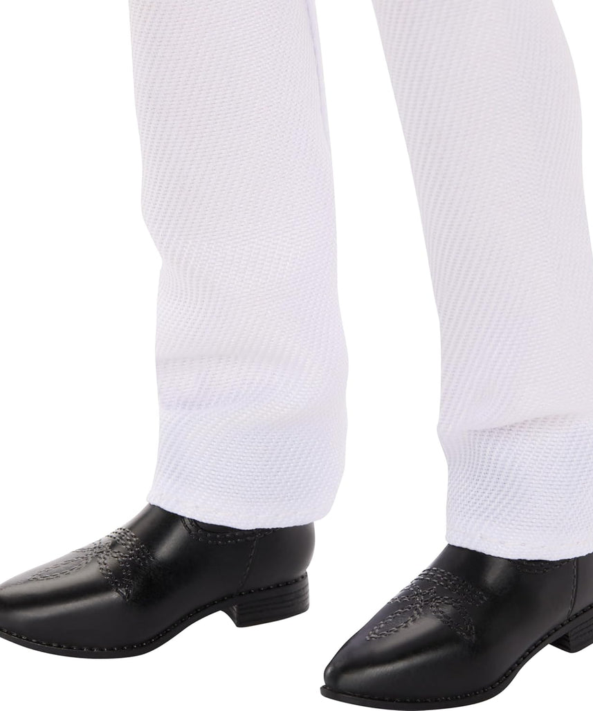 Barbie Fashionistas Ken Doll #226 65th Anniversary Collectible, Blonde Fashion Doll with Removable Western Shirt, Pants & Boots, Kids Toy Age 3+