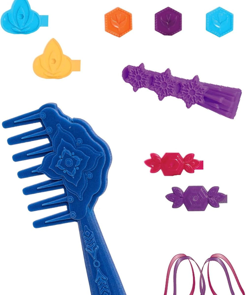 مجموعة إكسسوارات شعر ديزني فروزن 2 آنا ديلوكس، شعر أحمر، 17 قطعة للأطفال من سن 3 سنوات فما فوق