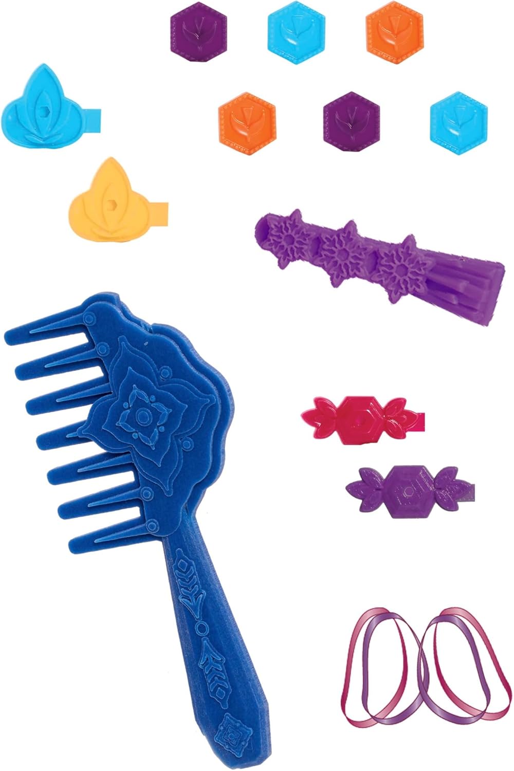 مجموعة إكسسوارات شعر ديزني فروزن 2 آنا ديلوكس، شعر أحمر، 17 قطعة للأطفال من سن 3 سنوات فما فوق