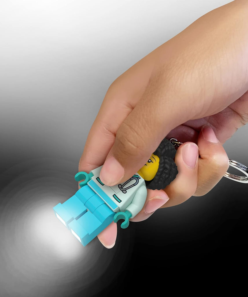 Lego IQ Minifigures Keychain Light Medical Profes_Dr. Flieber