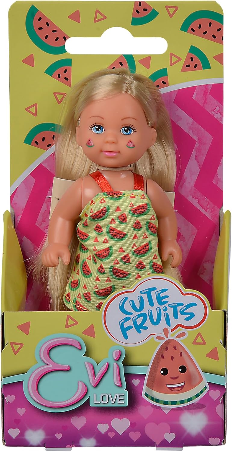 Simba Evi Love Cute Fruits Dolls – Assorted Prints, Ages 3+