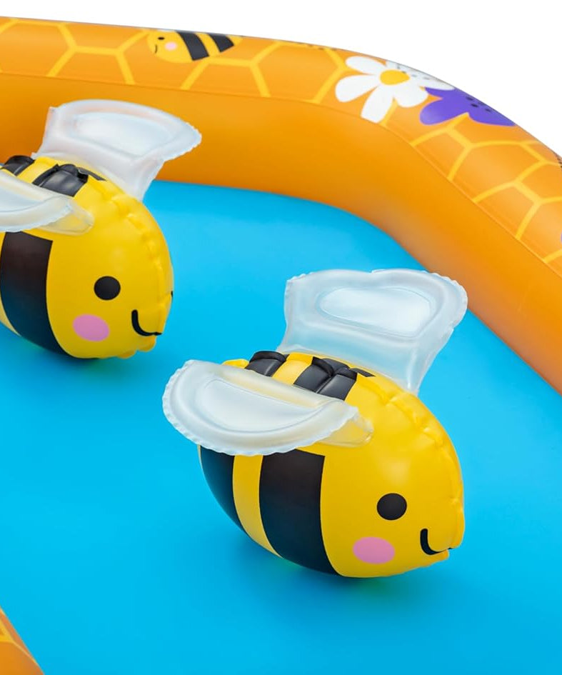 Bestway Lil' Beehive Paddling Pool & Ball Pit, 127 x 119 x 61 cm