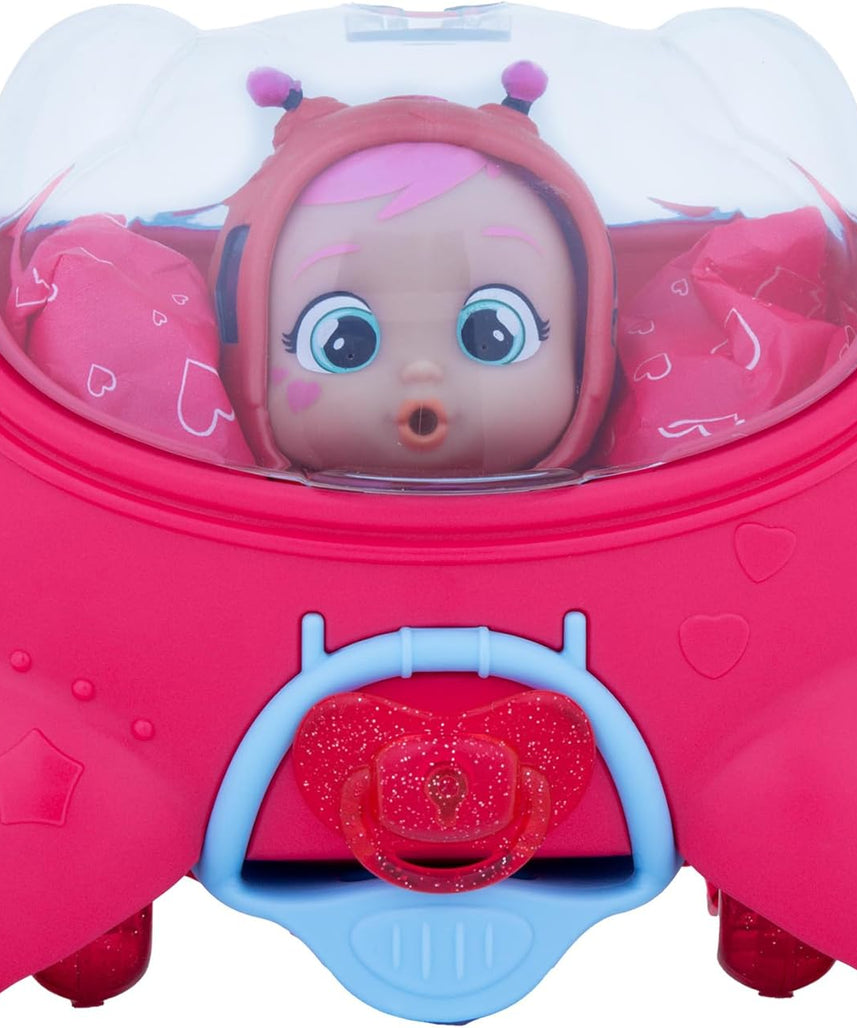 CRY Babies Magic Tears Stars Star Lady - Collectible Mini Doll Dressed in a Pretty Outfit, and Has a 2-in-1 Capsule, with Glow in the Dark Star - Gift Toy for Boys and Girls Over 3 Years