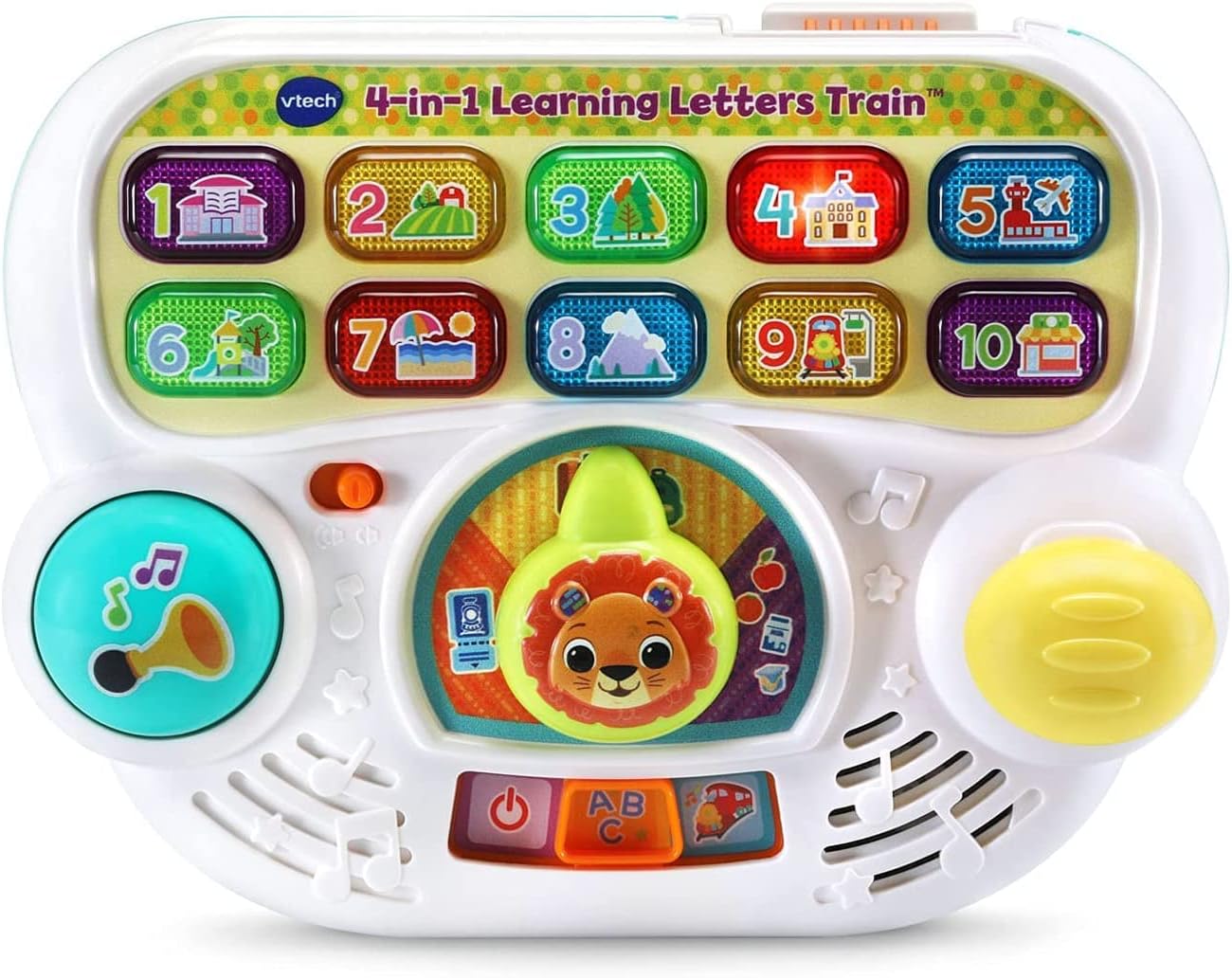 VTech Baby 4 in 1 Alphabet Letter Learning Train Educational Activity Walker Ride-On Pull Cart Multicolour 12–36 Months