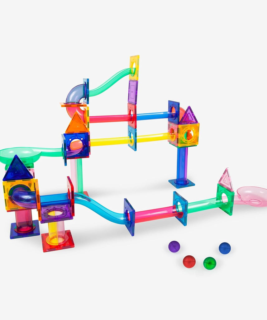 PicassoTiles Magnetic Marble Run 71pc