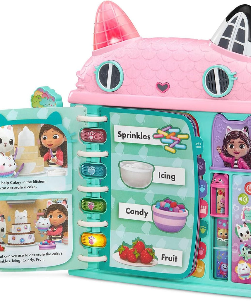 VTech Gabby’s Dollhouse Cat-a-Vator Discovery Book – Interactive Learning Toy for Kids 3+ Years