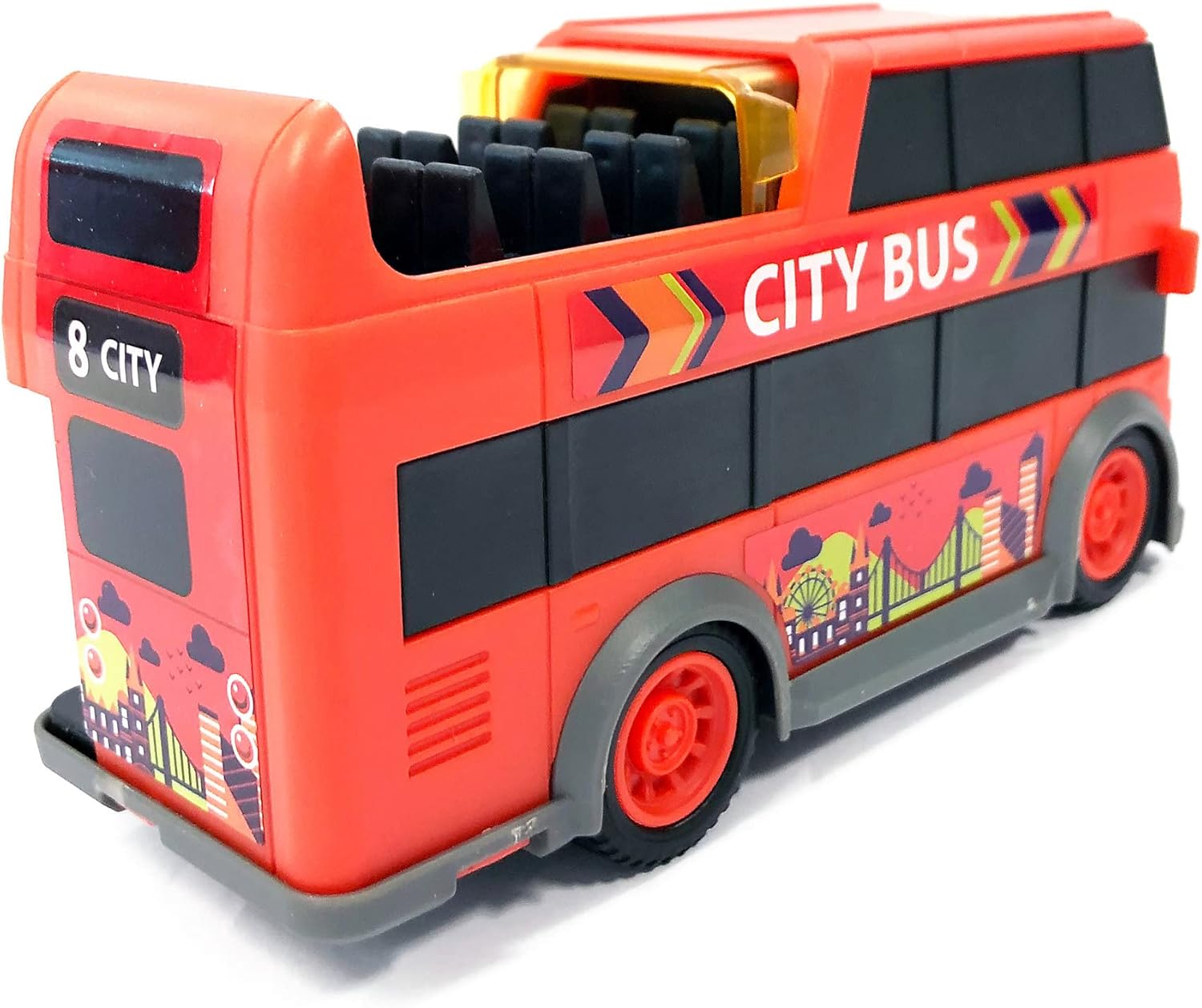 Dickie Toys Collection – City Bus, Fire Engine, Police Unit, 4-Storey Car Park & Harry Potter Die-Cast Nano Figures – Interactive Toys for Kids Ages 3+