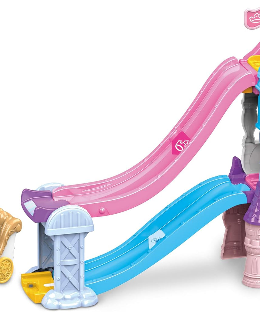 VTech, Toot-Toot Drivers, Enchanted Castle Slide, Disney Princess Playset, with Cinderella Vehicle, Lights, Songs, Phrases, Interactive, for Kids Ages 1-5+