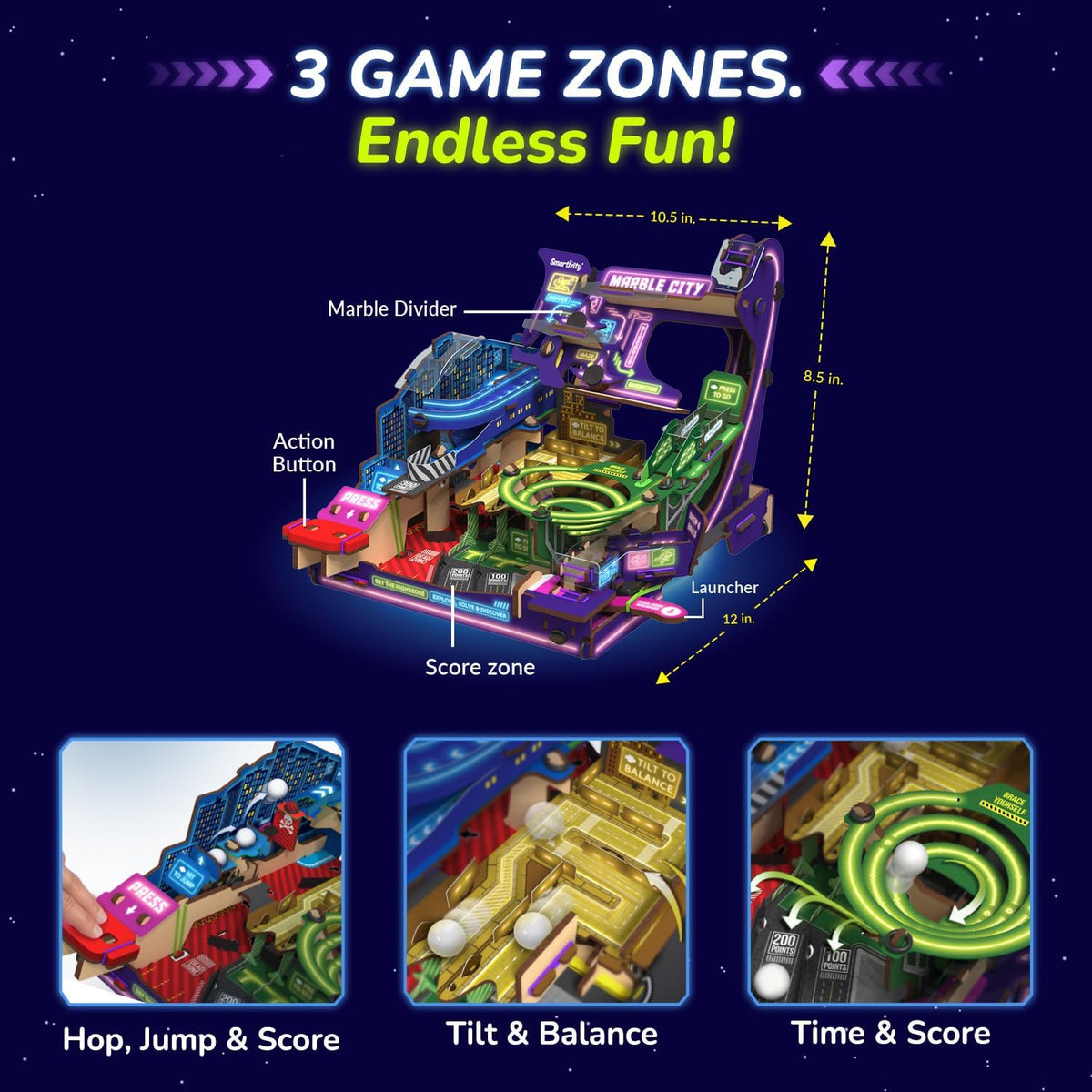 Smartivity Ultimate Marble City for Kids 8-14 Years