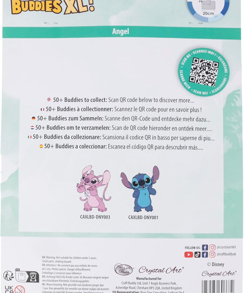 Angel, Crystal Art XL Buddy
