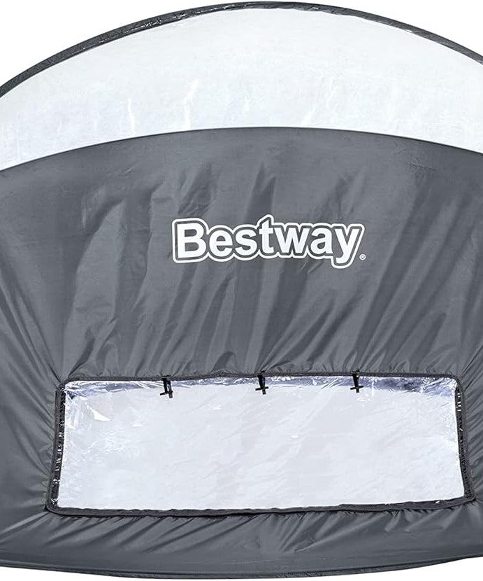 Bestway Steel Pro™ Round Above Ground Pool 366 x 100 cm with Canopy, Filter Pump & Ladder, DuraPlus™ Liner – Ages 18+