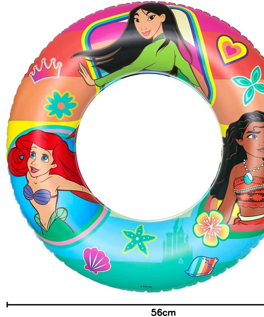 Bestway Disney Princess 22"/56cm Swim Tube - Perfect for Beach and Swimming Pool Use, Outdoor & Indoor Relaxation & Play, Swimming Gears, Swim rings