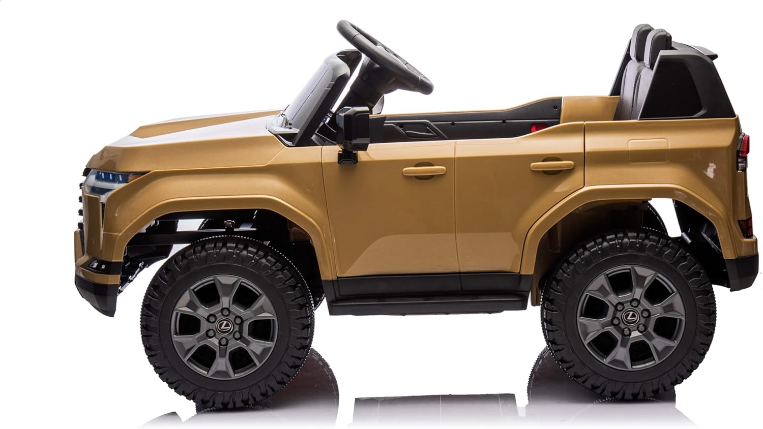 Lovely Baby LB 4002EL Lexus Style Kids Ride-On Car 12V Battery Operated Electric Car with EVA Wheels, LED Lights, Music, Seat Belt, Sit & Drive Vehicle for Boys & Girls 2–6+ Years