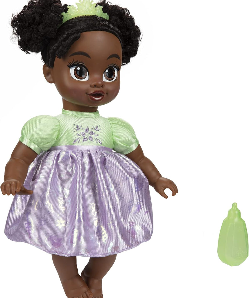 Disney Princess Tiana Baby Doll with Baby Bottle & Tiara