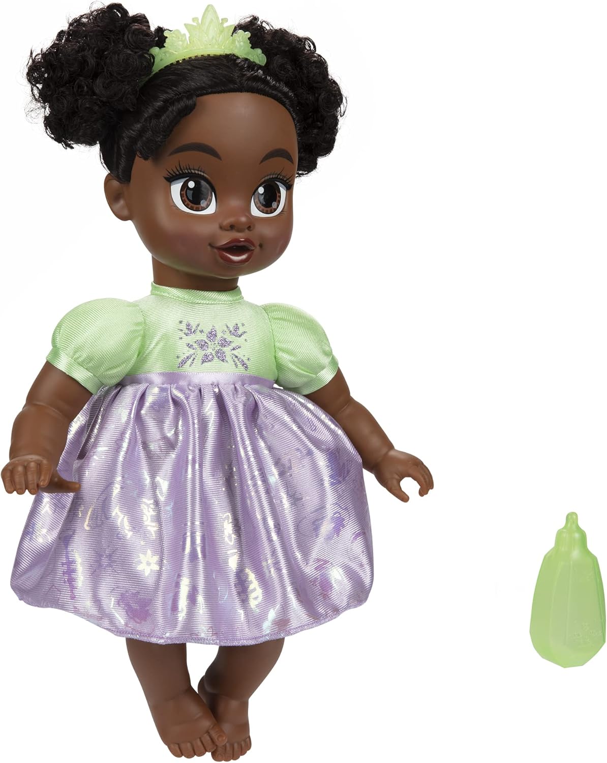Disney Princess Tiana Baby Doll with Baby Bottle & Tiara