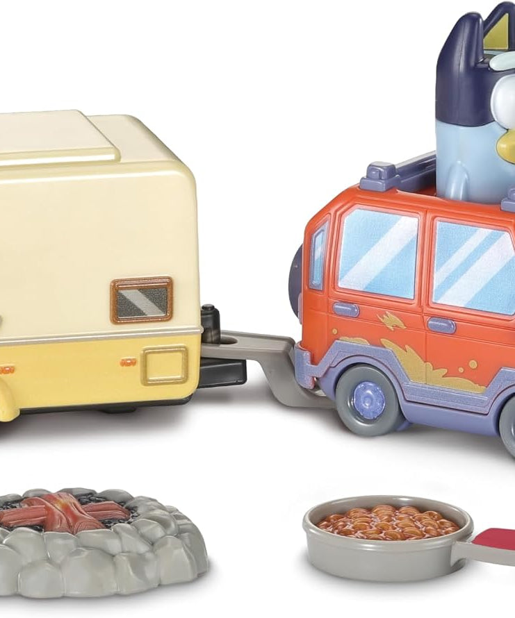VTech Toot-Toot Drivers Bluey: Bluey Family Car & Caravan, English